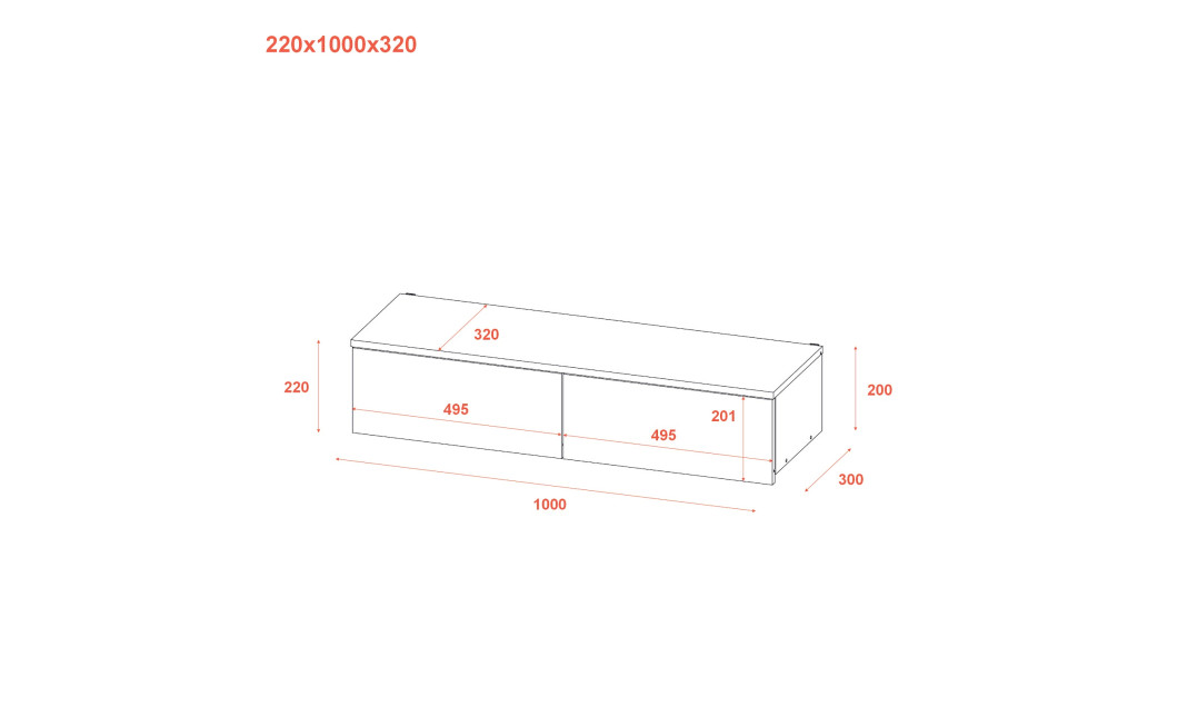 Schminktisch Doros Levia Graphitgrau 100x32x22 (41516089)