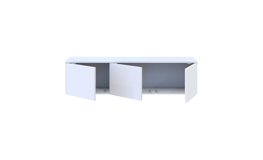 TV-Board Doros Levia Weiß 3 Türen 130х35х33 (41516288)
