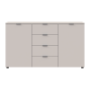 Kommode Doros Ron 5 Kaschmir 2 Türen 4 Schubladen 140x38x81 (41516047)