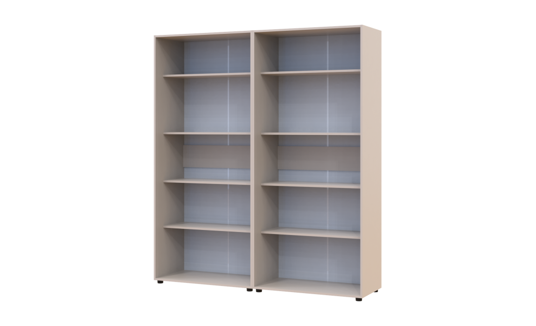 Kleiderschrank mit Regalen Doros Kasper Kaschmir 2+2 Türen 180x48x204 (42005530)