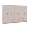 Kleiderschrank Doros Rondi Kaschmir 3+4 Türen 281x52x195 (42005624)