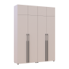 Kleiderschrank mit Schubladen und Aufsatz Doros Kasper Kaschmir 2+2 Türen 180x48x245 (42005542)