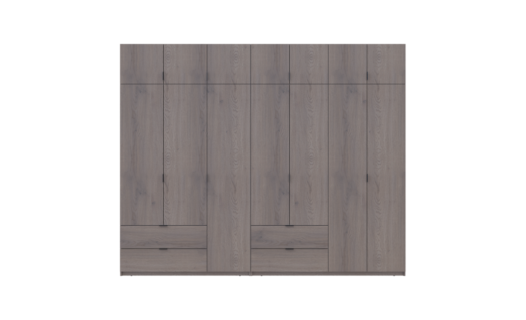 Kleiderschrank Doros Lukas Cannolo / Cannolo 3+4 Türen 295x50x240 (42005245)
