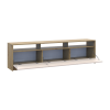 TV-Board Doros U3 Artisan Eiche / Kaschmir 180x33x43 (41516203)