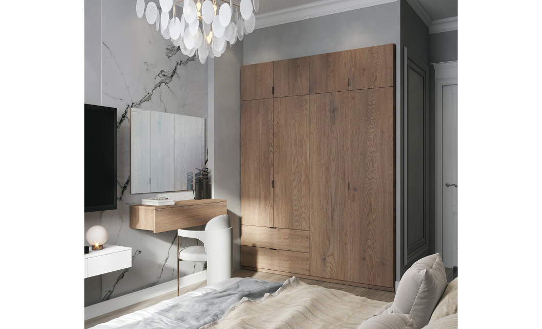 Möbelset Doros Levia mit Spiegel Cannolo 100x32x100 (42005238)