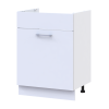 Leia Küche Doros M82_SZ60 unten links Weiße Möbelplatte 60x46,6x82,1 (81359337.5)