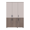 Kleiderschrank Doros Thorn Cremona Cannolo/Kaschmir 3 Türen Kleiderstange 135x51,6x200 (44900499)