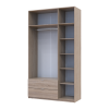 Kleiderschrank Doros Lukas mit Drehtüren Sonoma Eiche 3 Türen 135x50x240 (80737803)