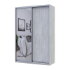 Kleiderschrank Doros City Light Natti Luc Schiebetüren mit Spiegel 150x60x225 (80736510)