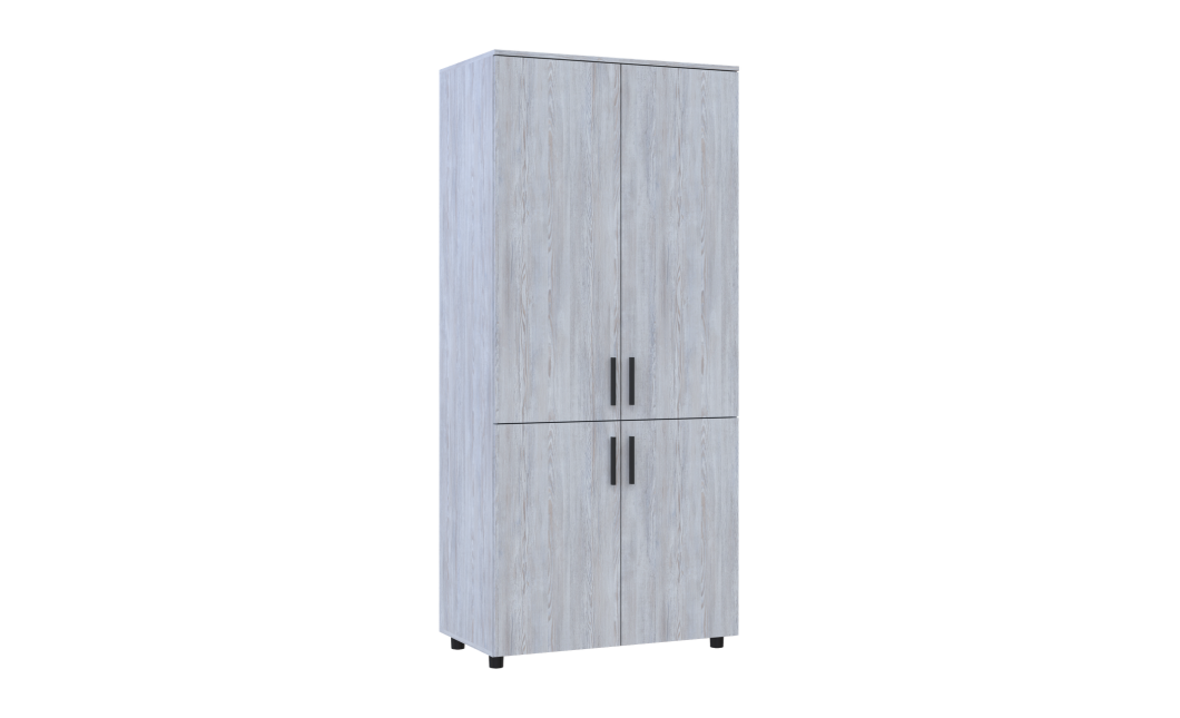 Kleiderschrank Doros Thorn Natti Kiefer 2 Türen Böden 90x51,6x200 (44900432)