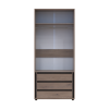Kleiderschrank mit Schubladen Doros Kasper Cremona Cannolo 2 Türen 90x48x204 (42005533)