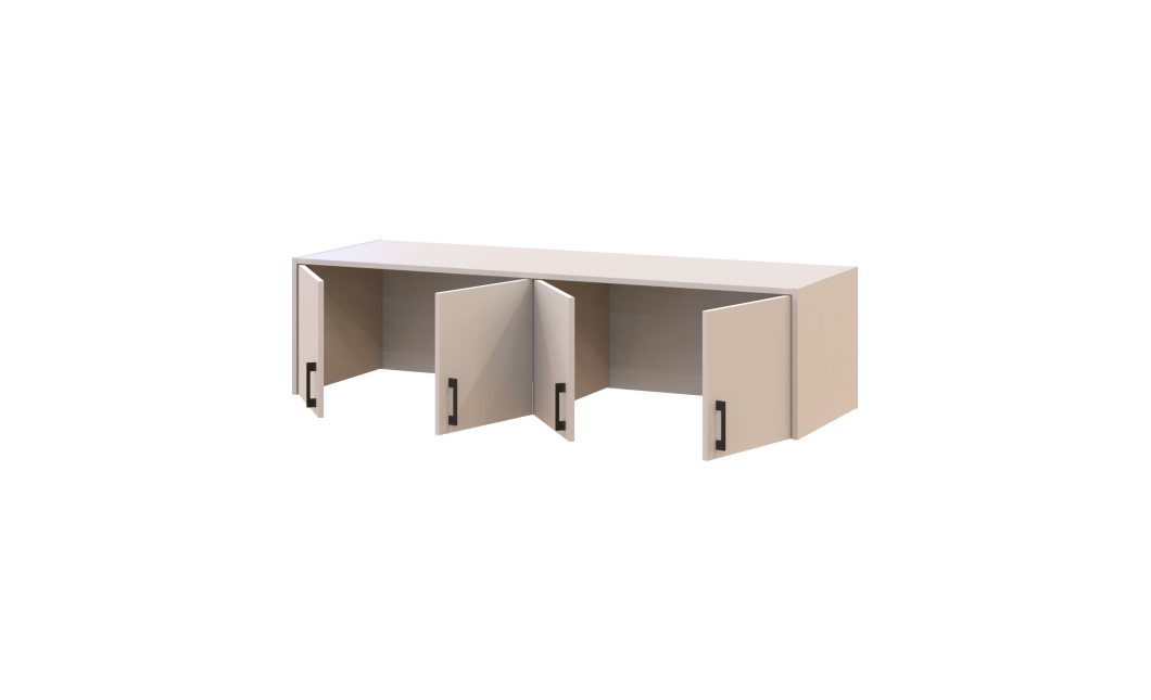 Anbauschrank Doros Rondi Kaschmir 4 Türen 160х52х41 (80738481)
