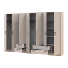 Kleiderschrank Doros Rondi Kaschmir 3+4 Türen 281x52x195 (42005624)