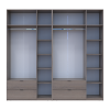 Kleiderschrank Doros Lukas Cannolo / Cannolo 3+3 Türen 255x50x240 (42005242)