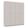 Kleiderschrank Doros Promo Set mit Böden Kaschmir 2+2 Türen 180x48x204 (44900290)