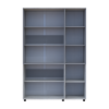 Kleiderschrank Doros Thorn Natti Kiefer/Grau 3 Türen Böden 135x51,6x200 (44900512)