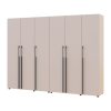 Kleiderschrank mit Schubladen Doros Kasper Kaschmir 3+3 Türen 270x48x204 (42005572)