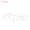 Schminktisch Doros Levia Ewok Eiche 100x32x22 (41516095)