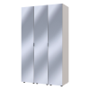Kleiderschrank Set Doros Gelar Kaschmir mit 3 Spiegeln 117x49,5x203,4 (42005104)