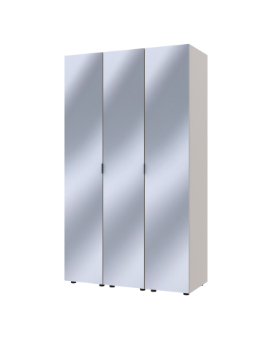 Kleiderschrank Set Doros Gelar Kaschmir mit 3 Spiegeln 117x49,5x203,4 (42005104)