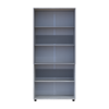 Kleiderschrank Doros Thorn Natti Kiefer/Grau 2 Türen Böden 90x51,6x200 (44900464)