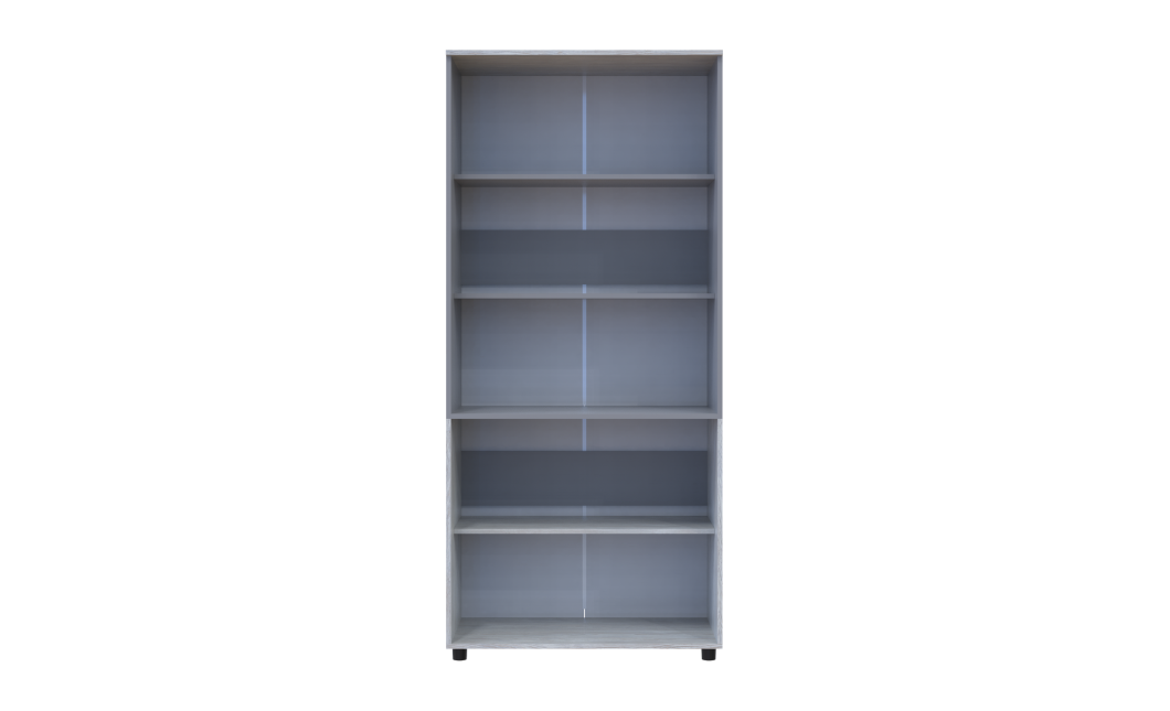 Kleiderschrank Doros Thorn Natti Kiefer/Grau 2 Türen Böden 90x51,6x200 (44900464)