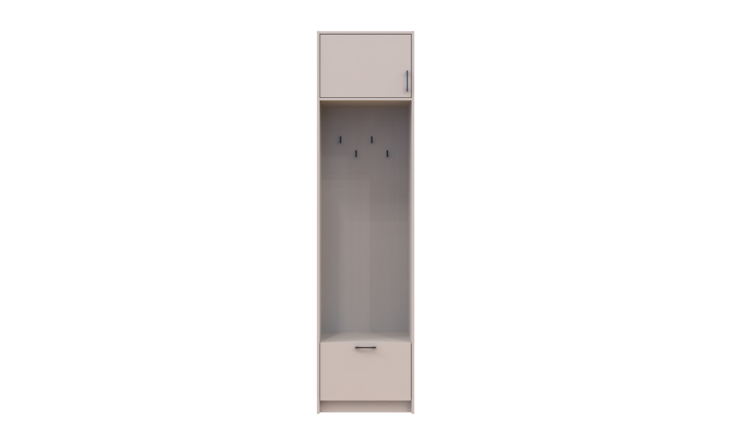 Offenes Regal Doros Rondi mit Aufsatz Kaschmir 60x52x236 (42005389)