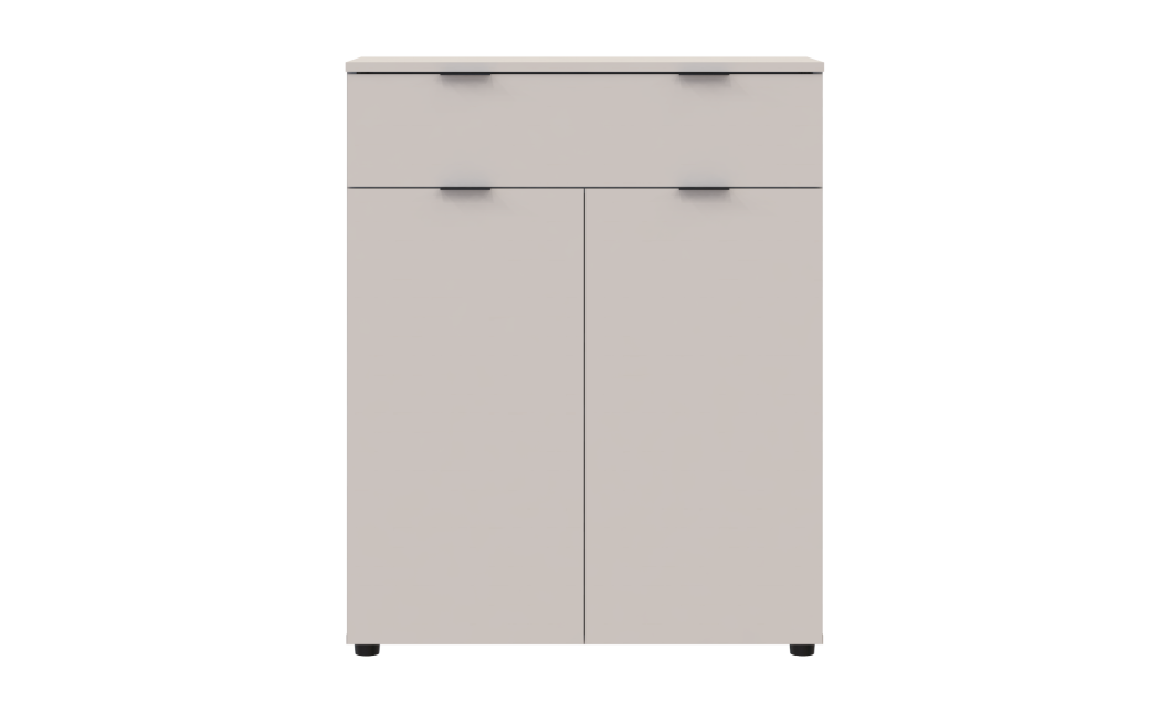 Kommode Doros Ron 2 Kaschmir 2 Türen 1 Schublade 80x38x100 (41516044)