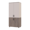 Kleiderschrank Doros Thorn Cremona Cannolo/Kaschmir 2 Türen Kleiderstange 90x51,6x200 (44900451)