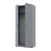 Kleiderschrank Doros Promo mit Drehtüren Grau 2 Türen 90x48x204 (80737764)