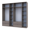 Kleiderschrank Doros Lukas Cannolo / Cannolo 3+3 Türen 270x50x240 (42005243)