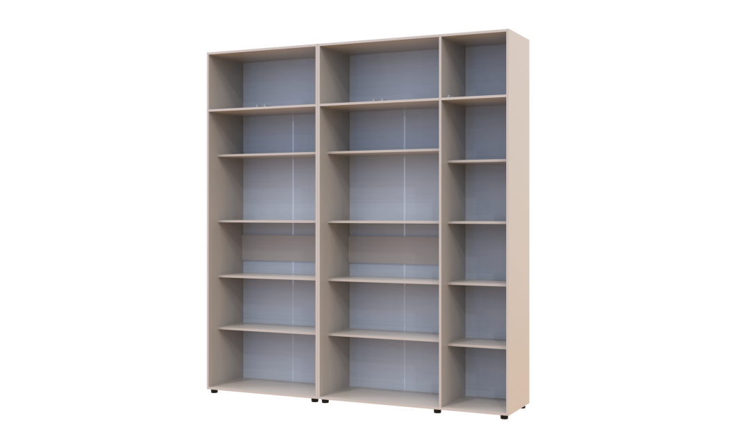 Kleiderschrank mit Regalen und Aufsatz Doros Kasper Kaschmir 2+3 Türen 225x48x245 (42005552)