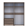 Kleiderschrank mit Schubladen Doros Kasper Cremona Cannolo 2+2 Türen 180x48x204 (42005729)