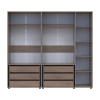 Kleiderschrank mit Schubladen Doros Kasper Cremona Cannolo 2+3 Türen 225x48x204 (42005549)
