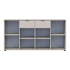 Kommode Doros Ron 7 Kaschmir 4 Türen 2 Schubladen 160x38x81 (41516049)