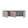 TV-Board Doros Levia Sonoma Eiche 3 Türen 130х35х33 (41516301)