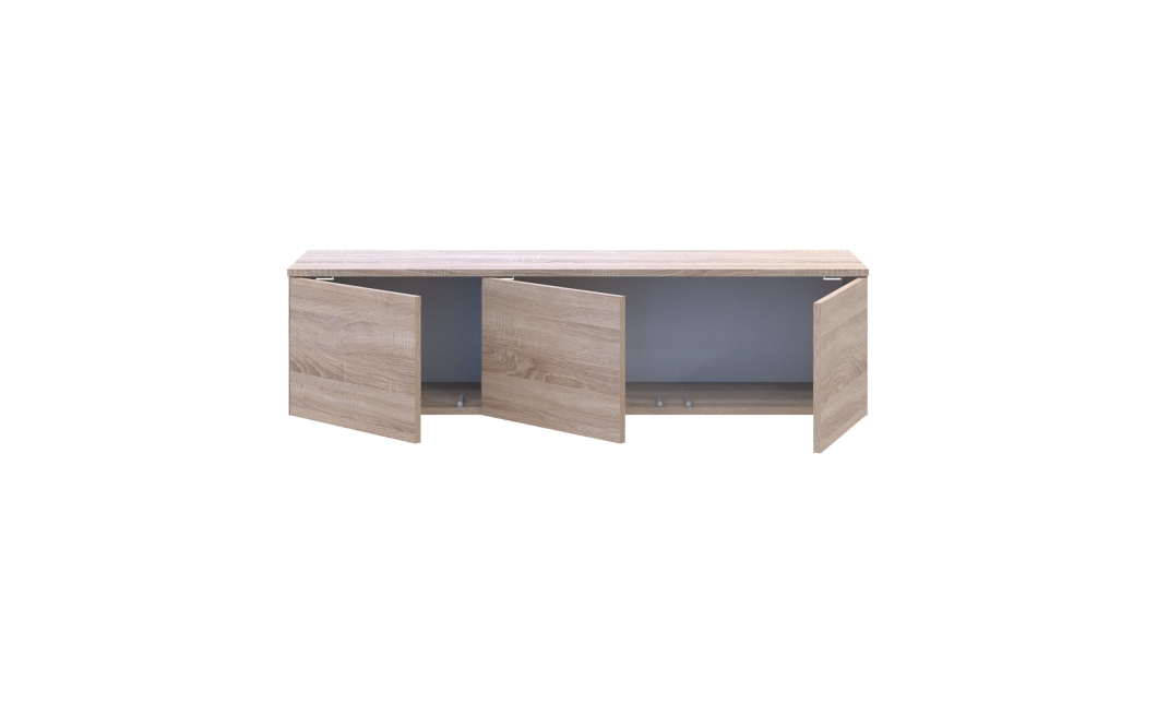 TV-Board Doros Levia Sonoma Eiche 3 Türen 130х35х33 (41516301)
