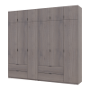 Kleiderschrank Doros Lukas Cannolo / Cannolo 3+3 Türen 255x50x240 (42005242)