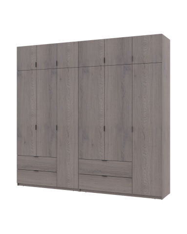 Kleiderschrank Doros Lukas Cannolo / Cannolo 3+3 Türen 255x50x240 (42005242)