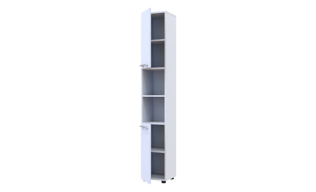 Schrank Doros Mira Weiß 183,5x30x30 (41510126)