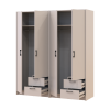 Kleiderschrank Doros Rondi Kaschmir 2+2 Türen 164x52x195 (42005616)