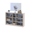 Schuhschrank Doros Kassel mit Spiegel Kaschmir 5 Türen 159×40×110 (42005508)