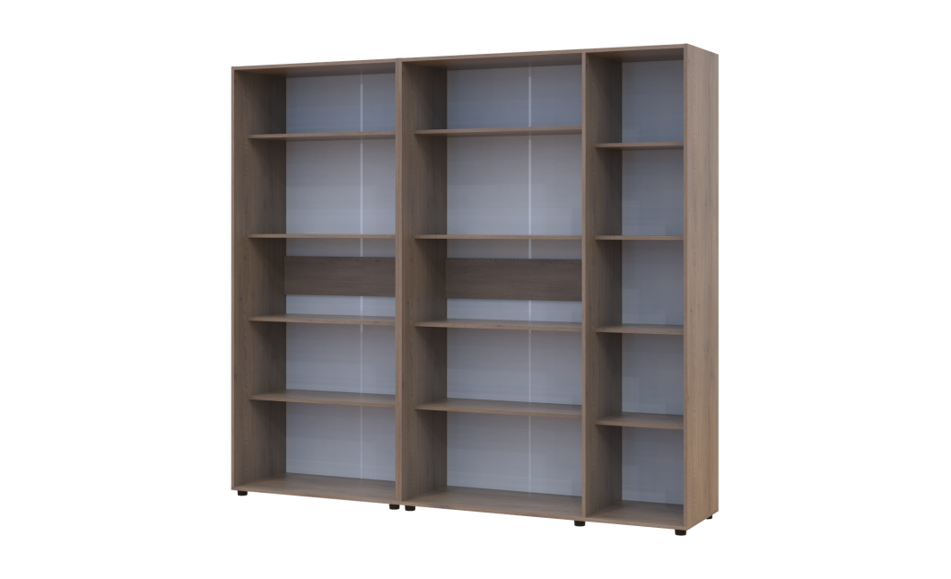 Kleiderschrank mit Regalen Doros Kasper Cremona Cannolo 2+3 Türen 225x48x204 (42005547)