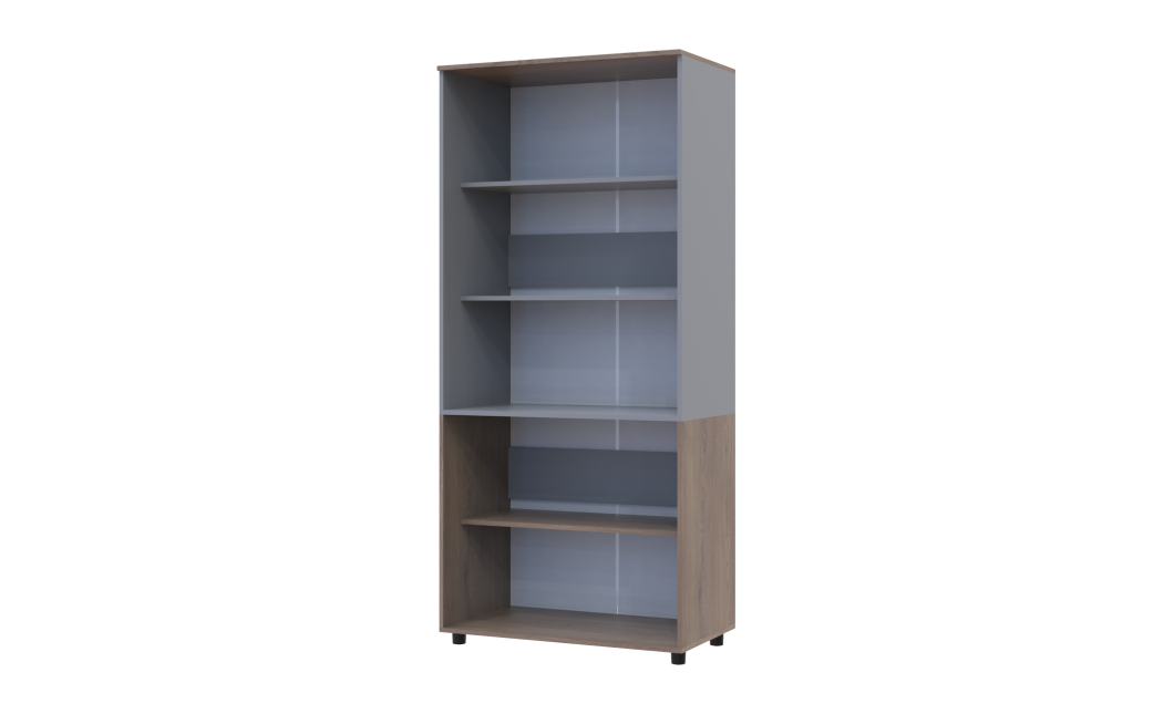Kleiderschrank Doros Thorn Cremona Cannolo/Grau 2 Türen Böden 90x51,6x200 (44900456)