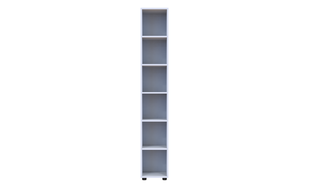 Schrank Doros Mira Weiß 183,5x30x30 (41510126)