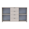 Kommode Doros Ron 5 Kaschmir 2 Türen 4 Schubladen 140x38x81 (41516047)