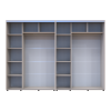 Kleiderschrank Doros Sigma Slim Schiebetüren Kaschmir 2+2 Türen 300x60x214.4 (42005607)