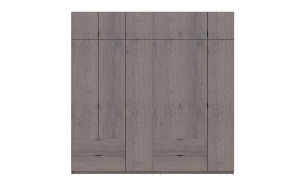 Kleiderschrank Doros Lukas Cannolo / Cannolo 3+3 Türen 240x50x240 (42005241)