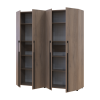 Kleiderschrank mit Regalen Doros Kasper Cremona Cannolo 2+2 Türen 180x48x204 (42005531)