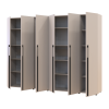 Kleiderschrank mit Regalen Doros Kasper Kaschmir 3+3 Türen 270x48x204 (42005570)